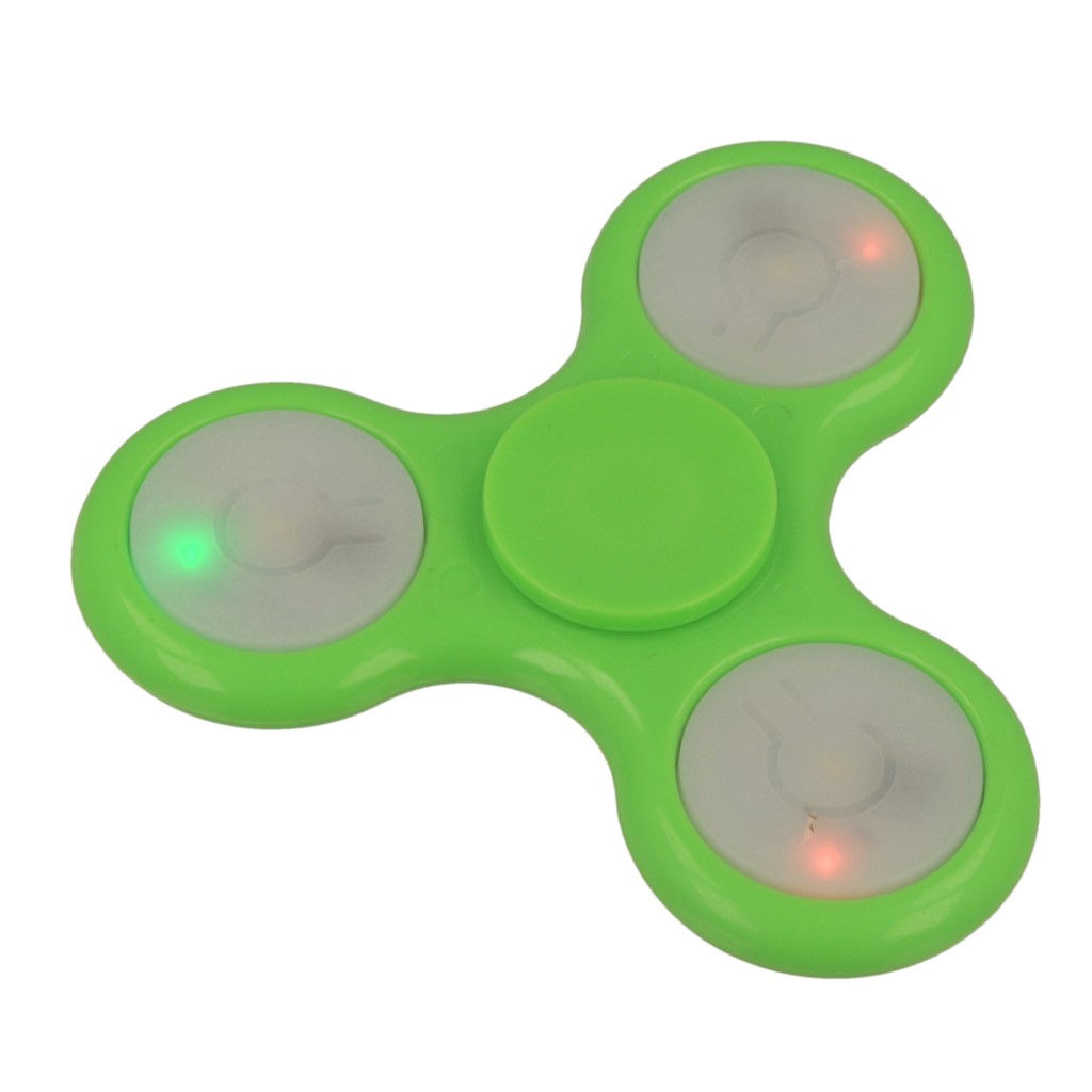 Spinner wieccy LED zielony / 8