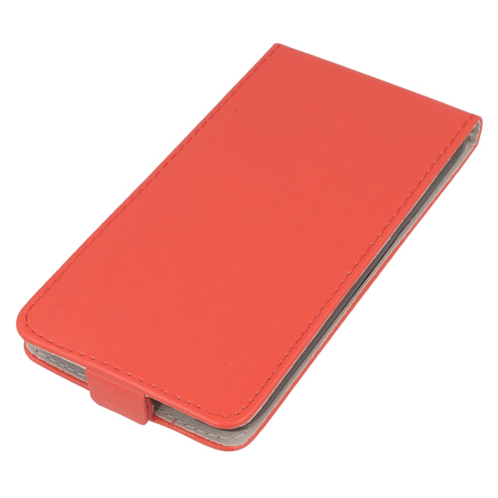 Pokrowiec z klapk� na magnes Prestige Slim Flexi czerwony Wiko Lenny 2 / 2