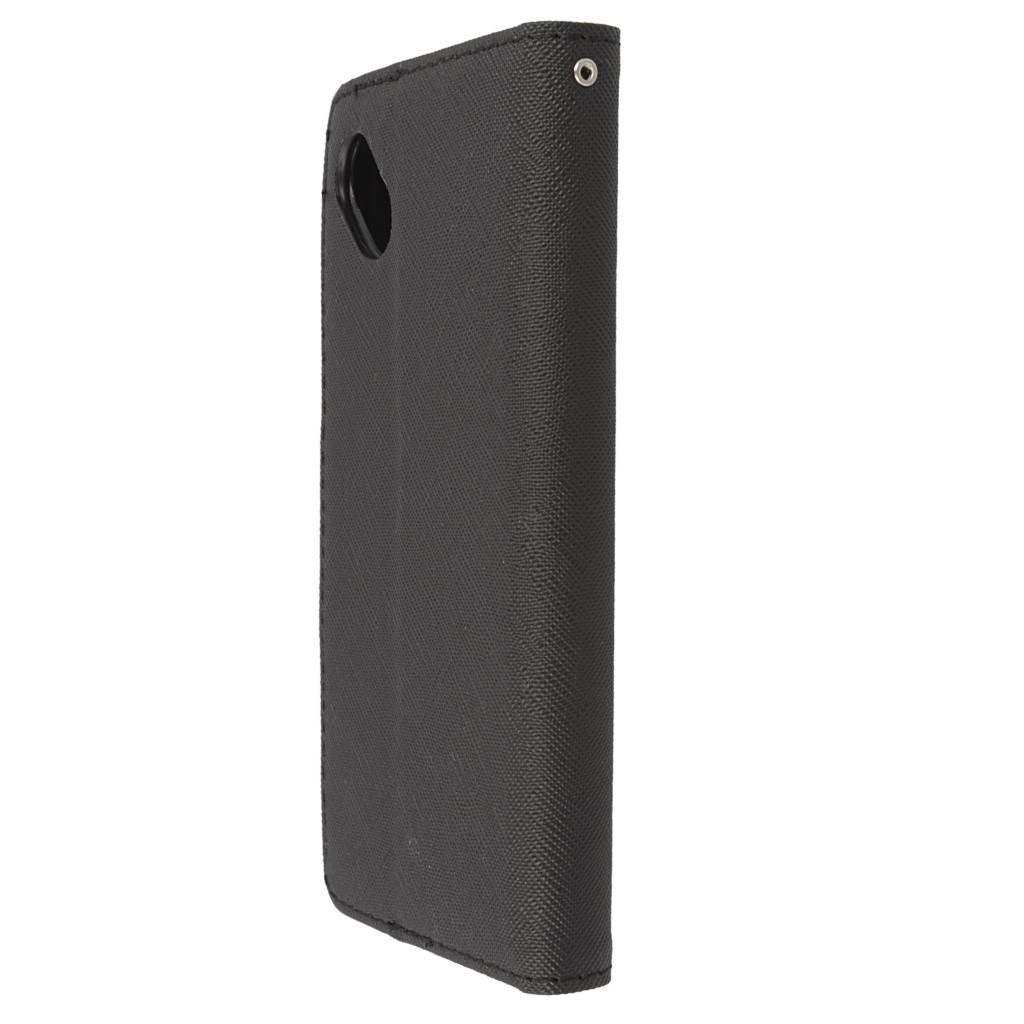 Pokrowiec etui z klapk� na magnes Fancy Case czarne Wiko Sunny / 7