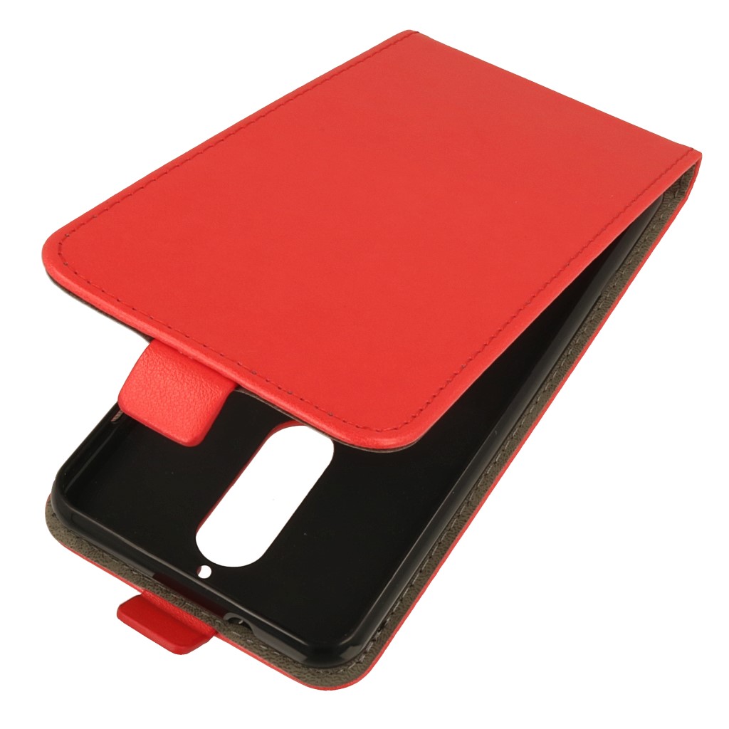 Pokrowiec z klapką na magnes Prestige Slim Flexi czerwony Wiko View Pokrowiec z klapką na magnes Prestige Slim Flexi czerwony Wiko View