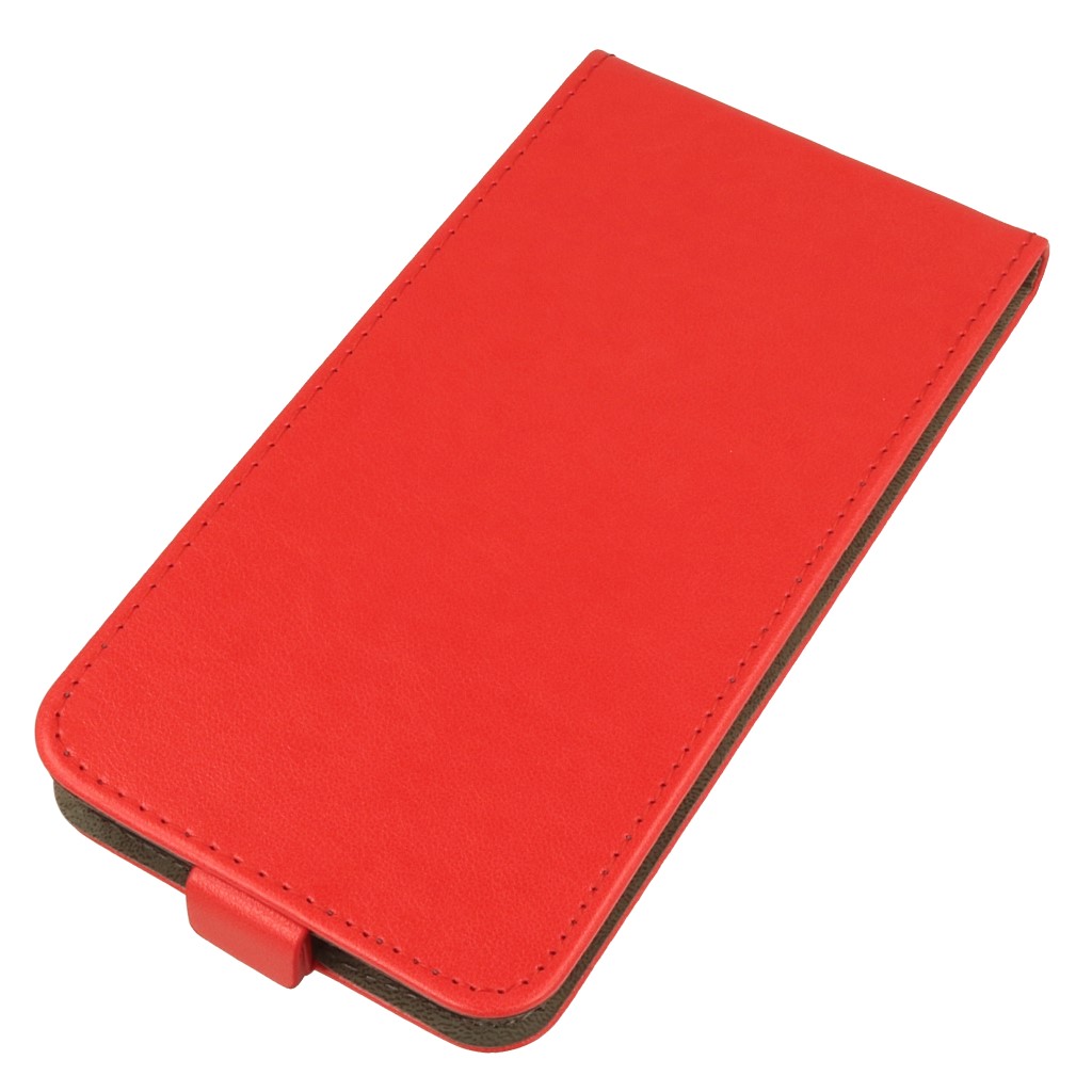 Pokrowiec z klapką na magnes Prestige Slim Flexi czerwony Wiko View / 3 Pokrowiec z klapką na magnes Prestige Slim Flexi czerwony Wiko View / 3