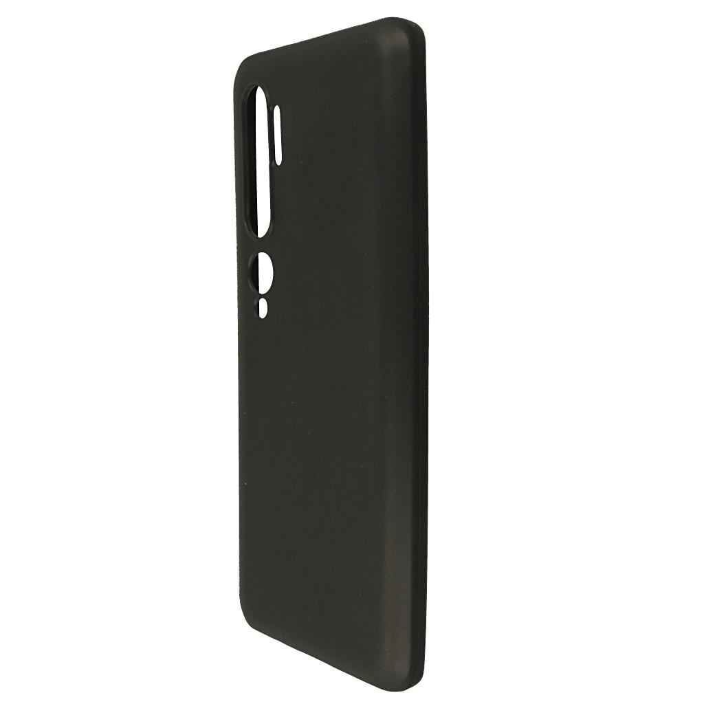Pokrowiec silikonowe etui BACK CASE matowe czarne Xiaomi Mi Note 10 / 3