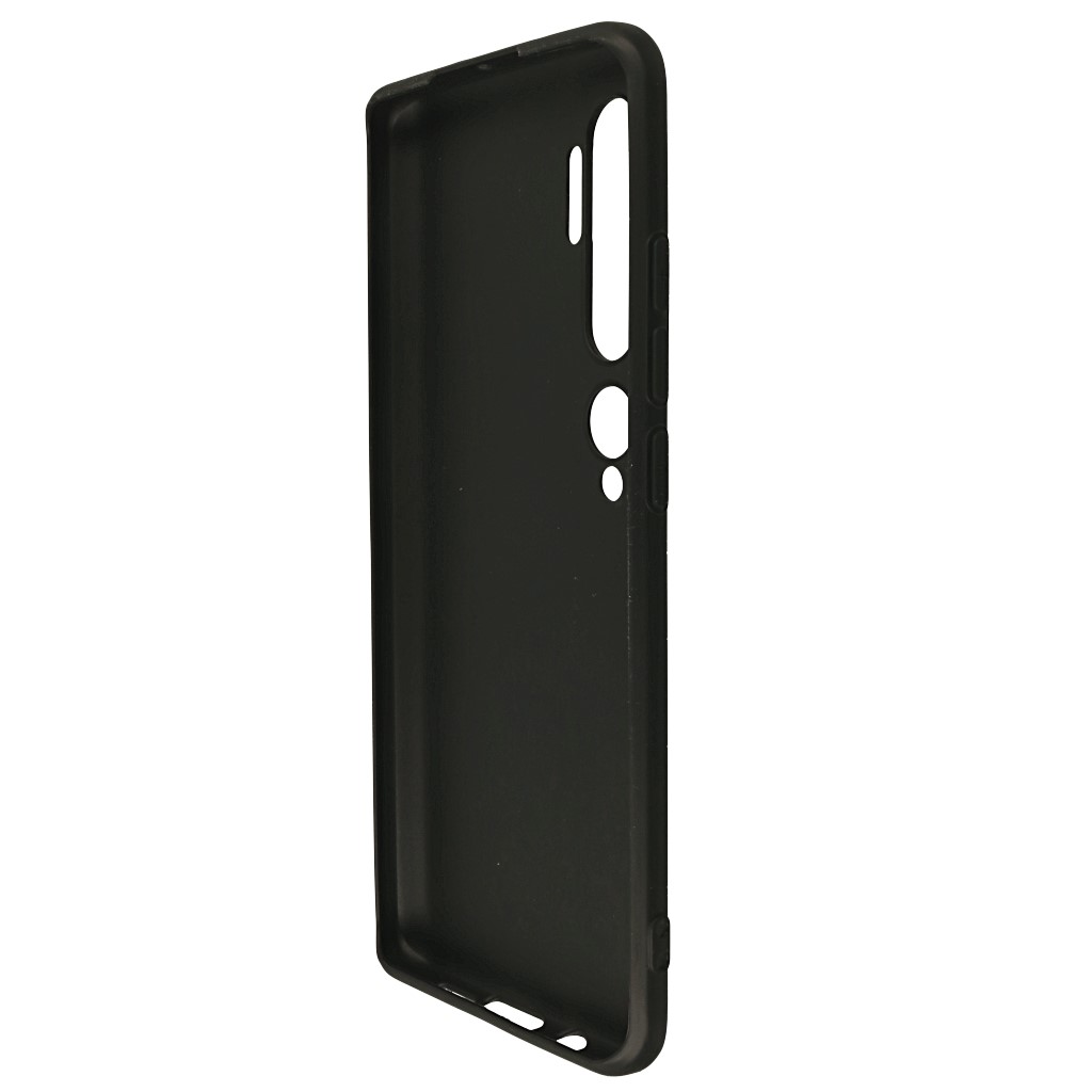 Pokrowiec silikonowe etui BACK CASE matowe czarne Xiaomi Mi Note 10 / 4