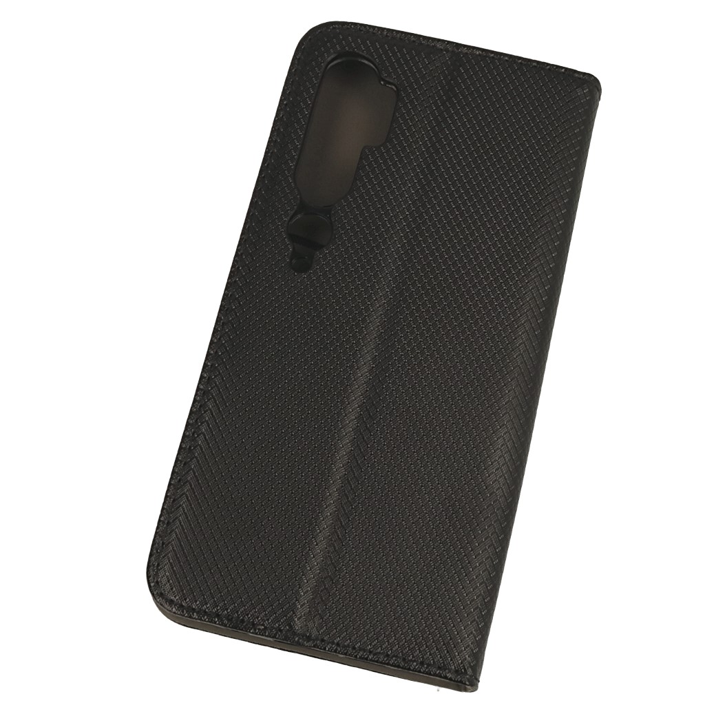 Pokrowiec etui z klapk Magnet Book czarne Xiaomi Mi Note 10 / 4