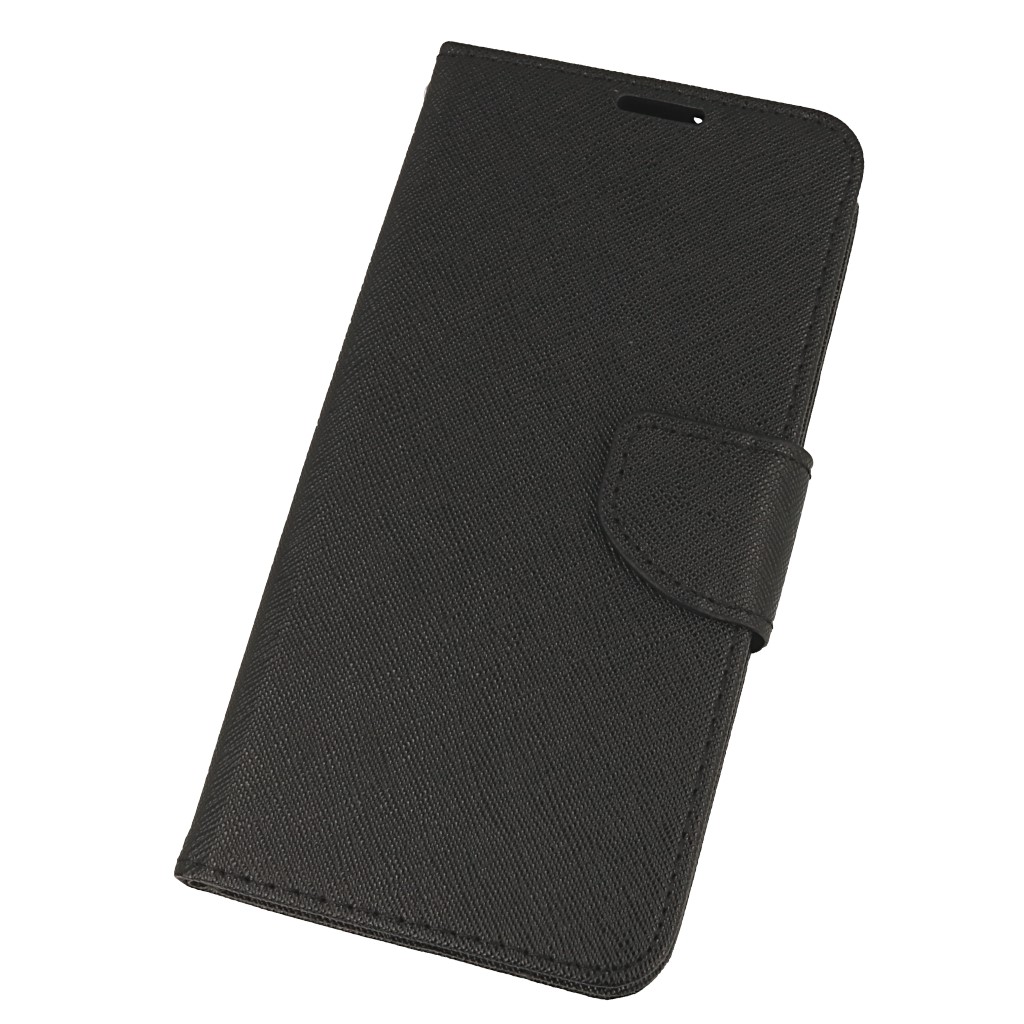 Pokrowiec etui z klapk na magnes Fancy Case czarne Xiaomi Mi 9 Lite / 3