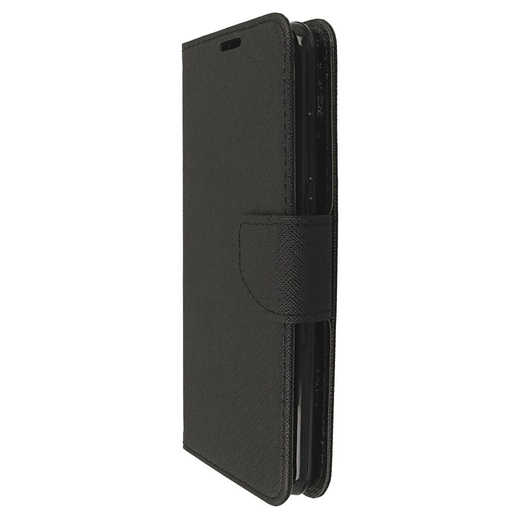 Pokrowiec etui z klapk na magnes Fancy Case czarne Xiaomi Mi 9 Lite / 7