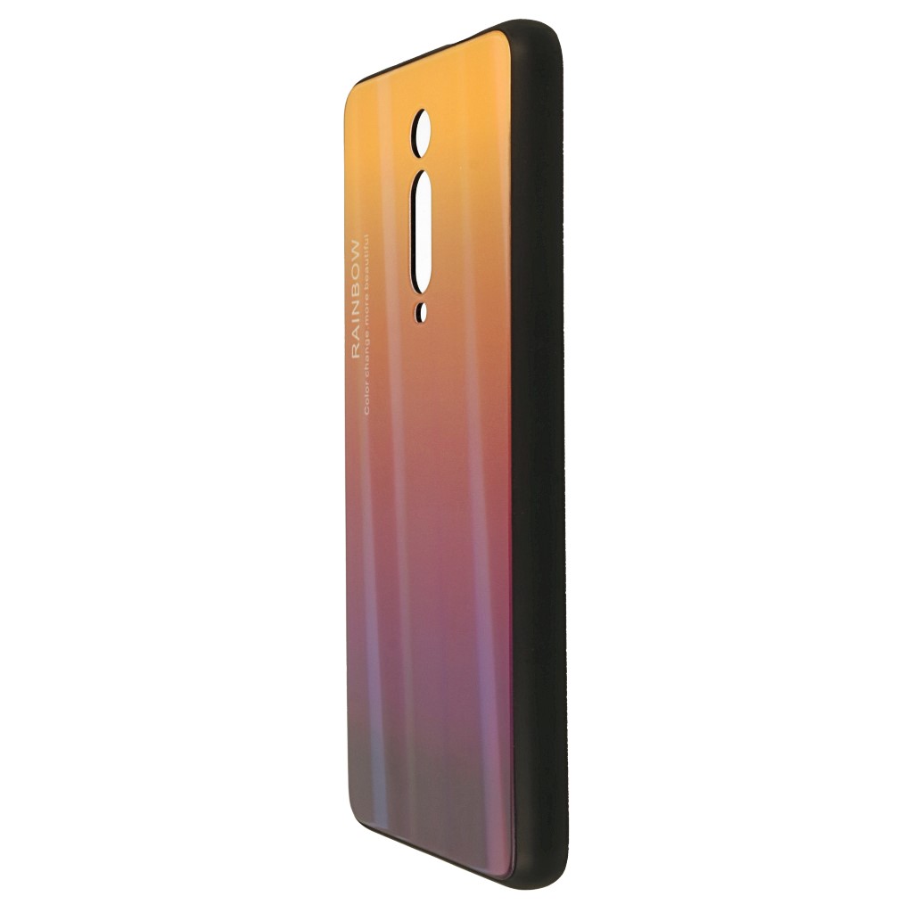 Pokrowiec etui silikonowe Rainbow Case Ombre fioletowe Xiaomi Mi 9T / 4