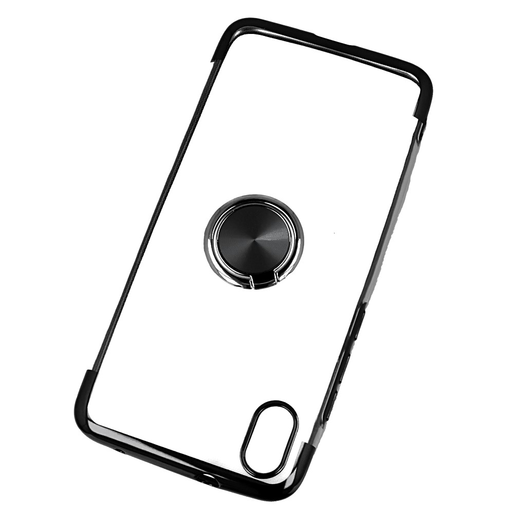 Pokrowiec etui silikonowe Elegance Ring czarne Xiaomi Redmi 7A / 2