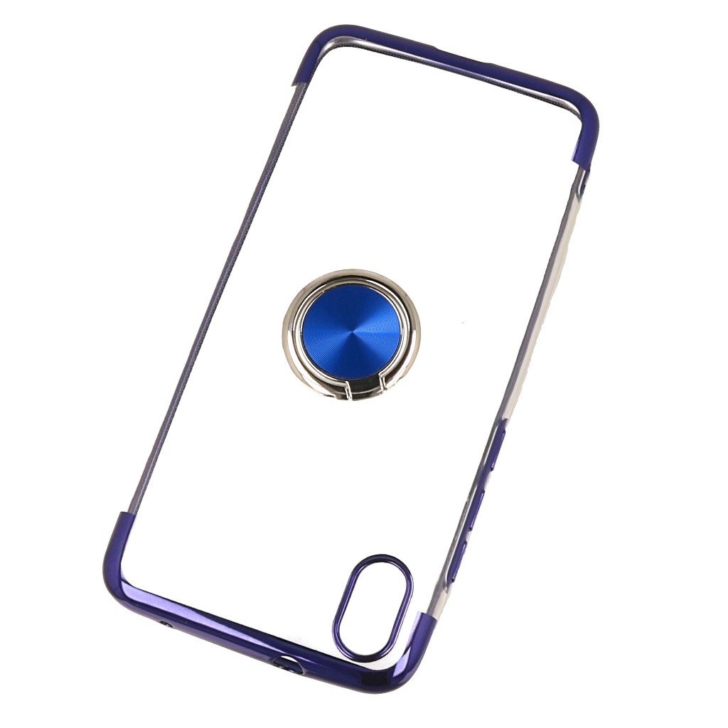 Pokrowiec etui silikonowe Elegance Ring niebieskie Xiaomi Redmi 7A / 2