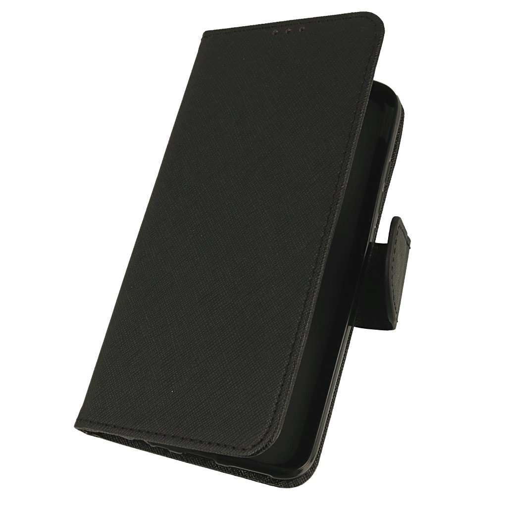 Pokrowiec etui z klapk na magnes Fancy Case czarne Xiaomi Redmi 8