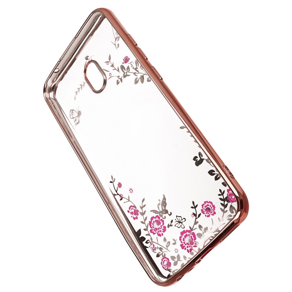 Pokrowiec etui silikonowe Diamond Kwiaty rowe Xiaomi Redmi 8A / 3