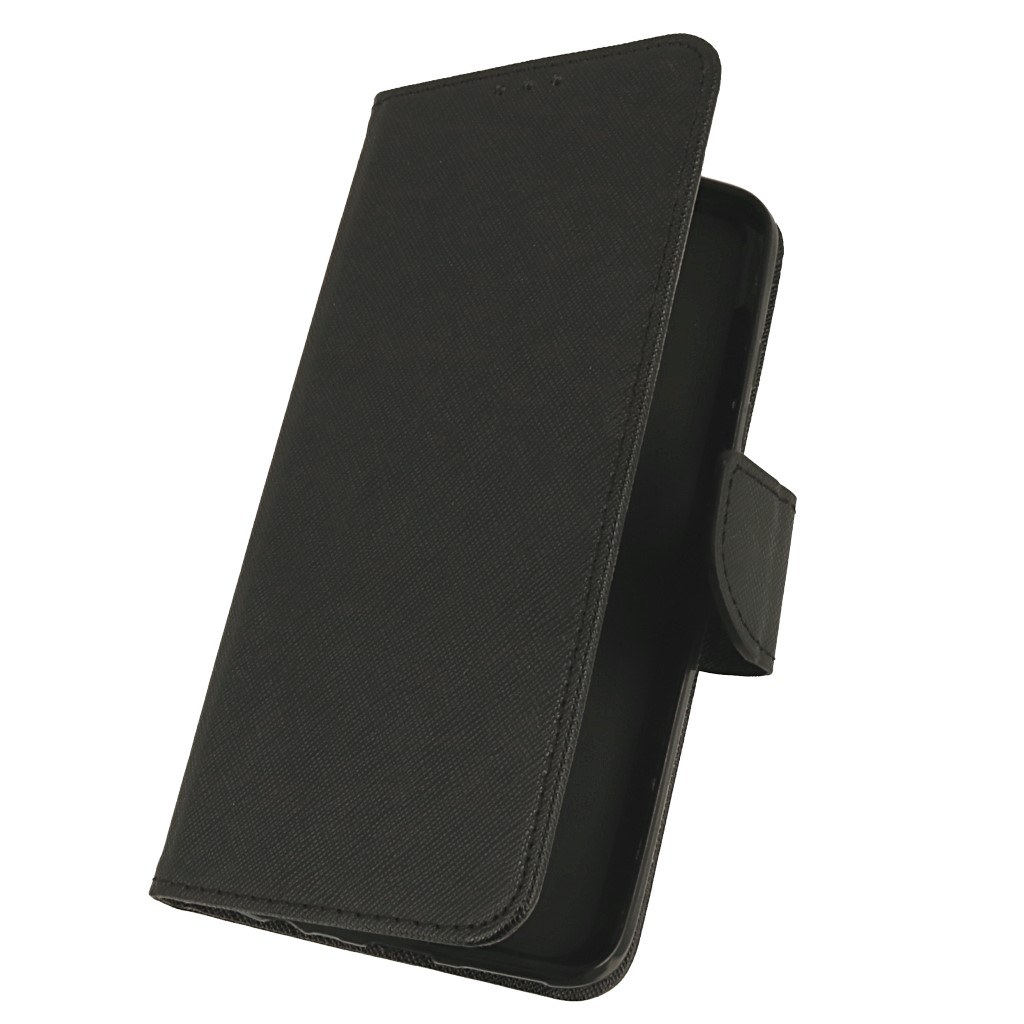Pokrowiec etui z klapk na magnes Fancy Case czarne Xiaomi Redmi 8A