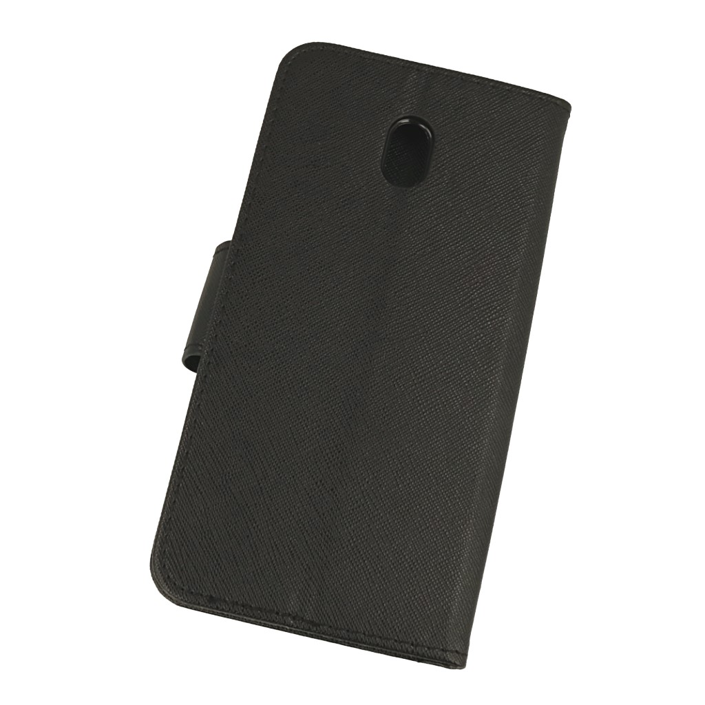 Pokrowiec etui z klapk na magnes Fancy Case czarne Xiaomi Redmi 8A / 4