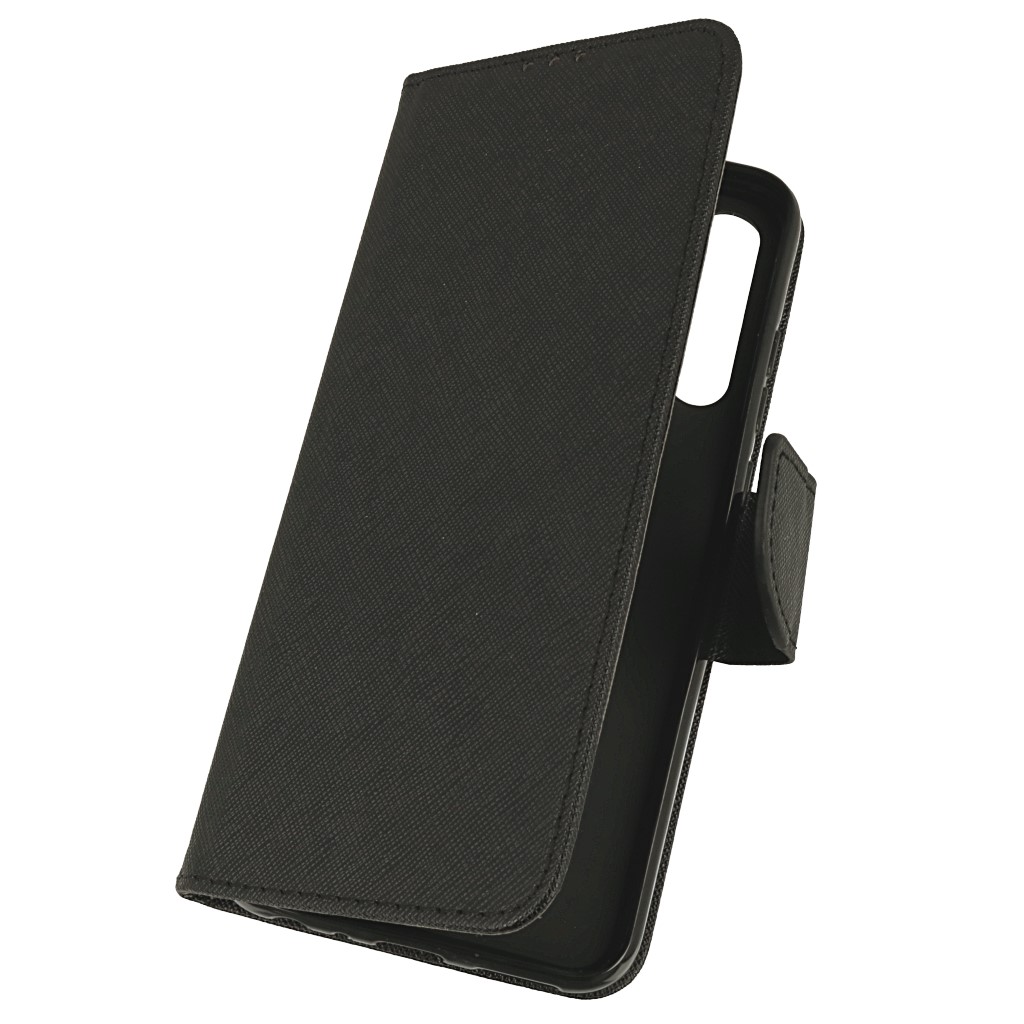 Pokrowiec etui z klapk na magnes Fancy Case czarne Xiaomi Redmi Note 8T