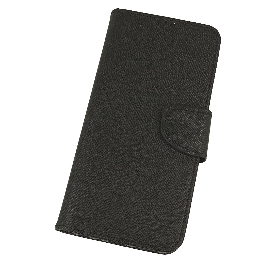 Pokrowiec etui z klapk na magnes Fancy Case czarne Xiaomi Redmi Note 8T / 3