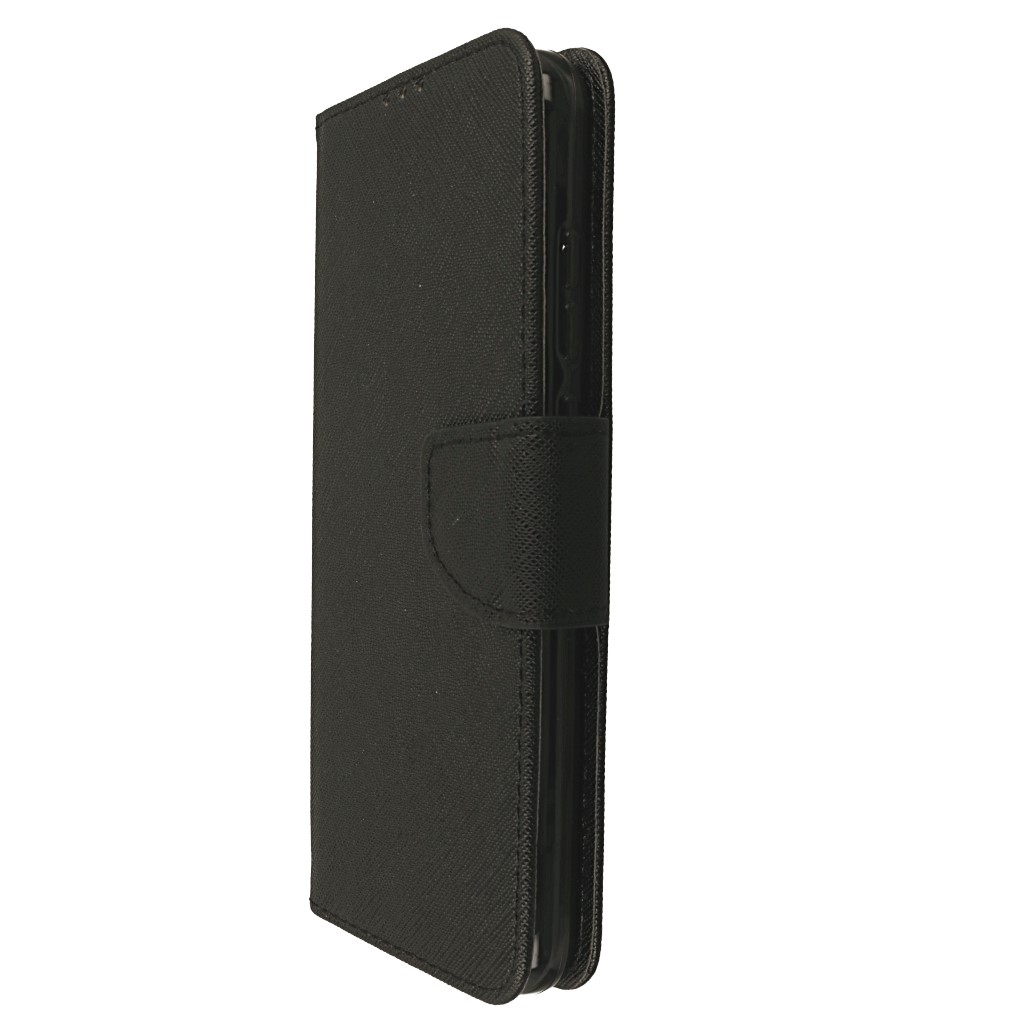 Pokrowiec etui z klapk na magnes Fancy Case czarne Xiaomi Redmi Note 8T / 5