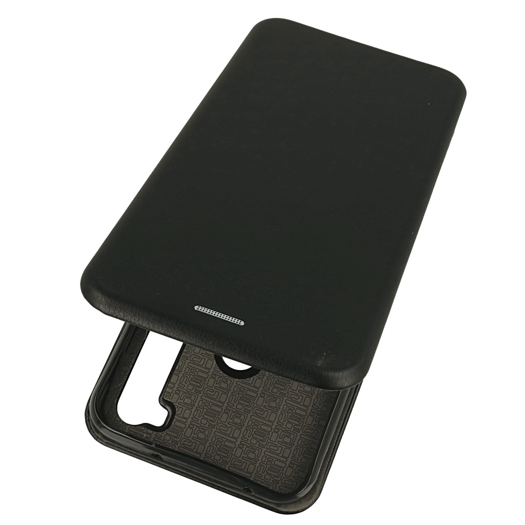 Pokrowiec z klapk Flexi Vennus Elegance czarne Xiaomi Redmi Note 8T