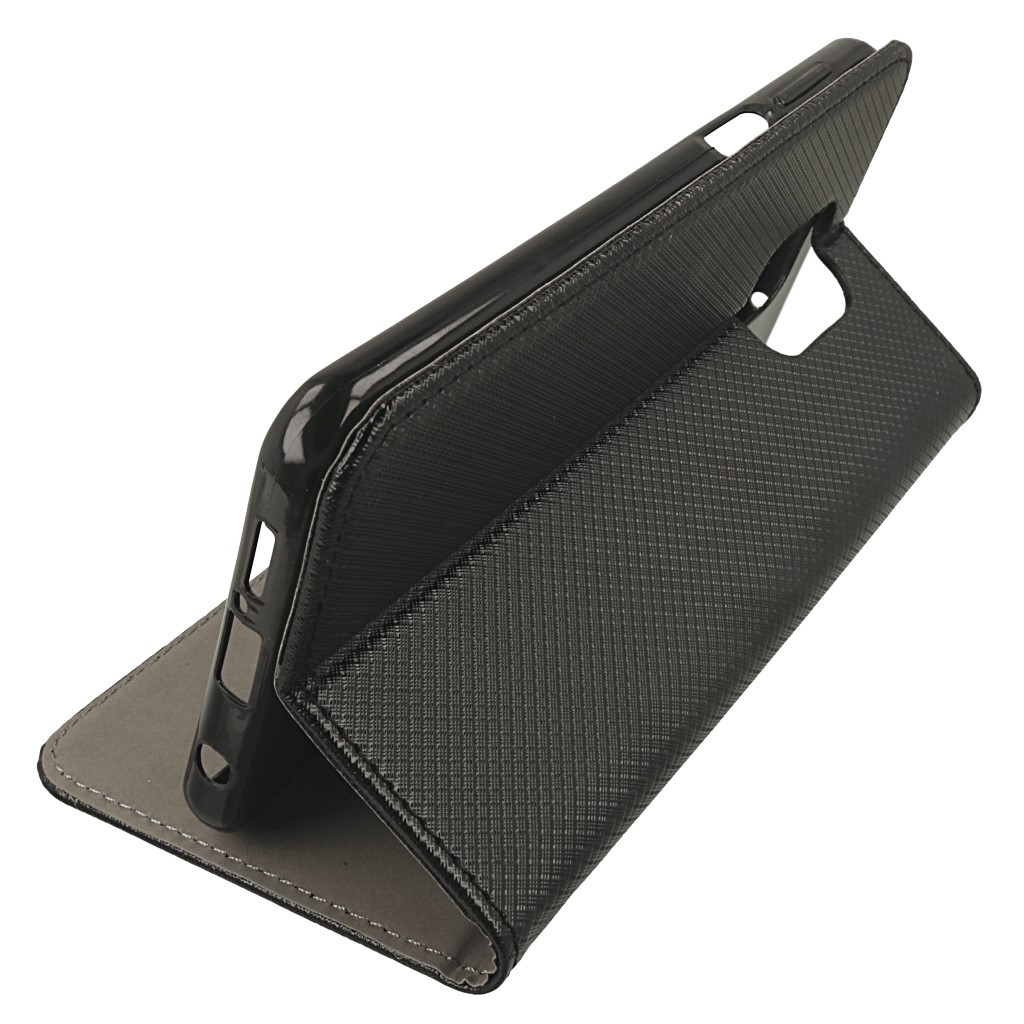 Pokrowiec etui z klapk Magnet Book czarne Xiaomi Redmi Note 9S / 5