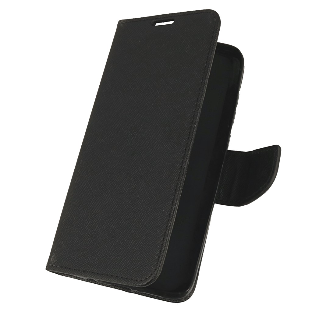 Pokrowiec etui z klapk na magnes Fancy Case czarne Xiaomi Redmi Note 8 Pro