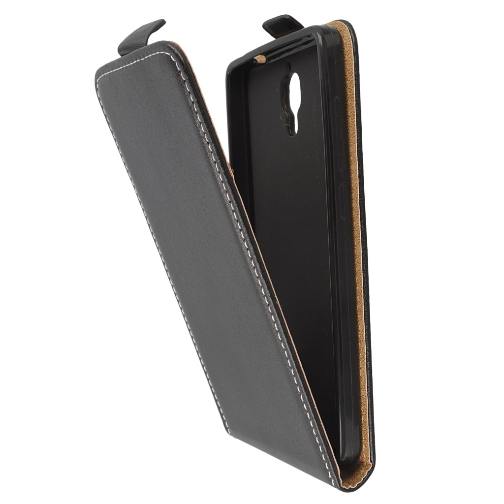 Pokrowiec z klapk na magnes Prestige Slim Flexi czarny Xiaomi Mi 4 / 8