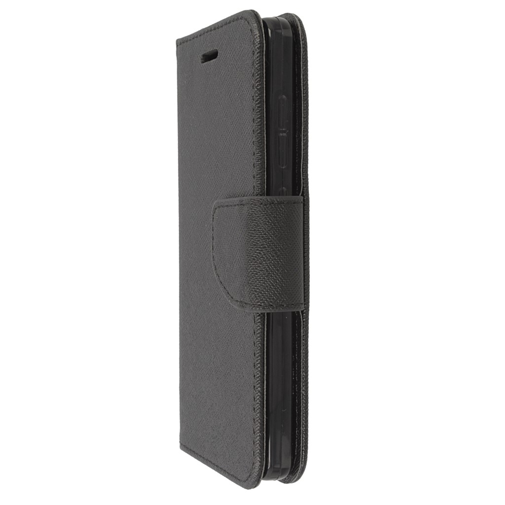 Pokrowiec etui z klapk na magnes Fancy Case czarne Xiaomi Mi4C / 6
