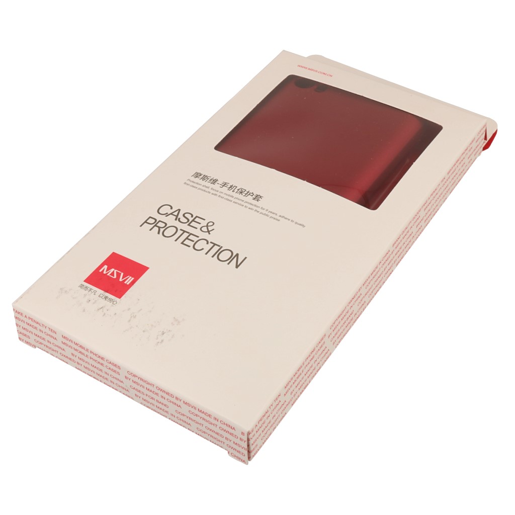 Pokrowiec MSVII Simple ultracienkie etui czerwone Xiaomi Mi 5 / 2