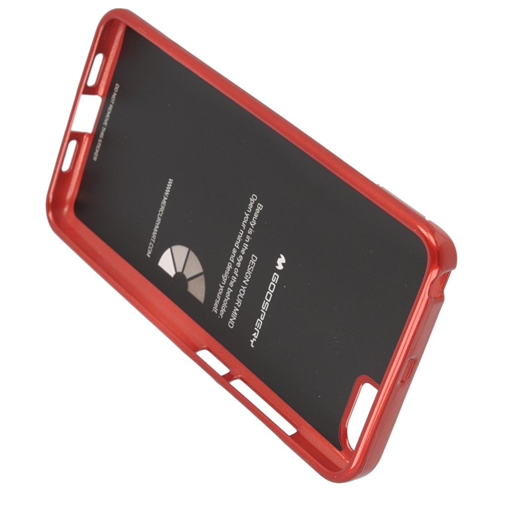 Pokrowiec etui silikonowe Mercury JELLY CASE czerwone Xiaomi Mi 5 / 4