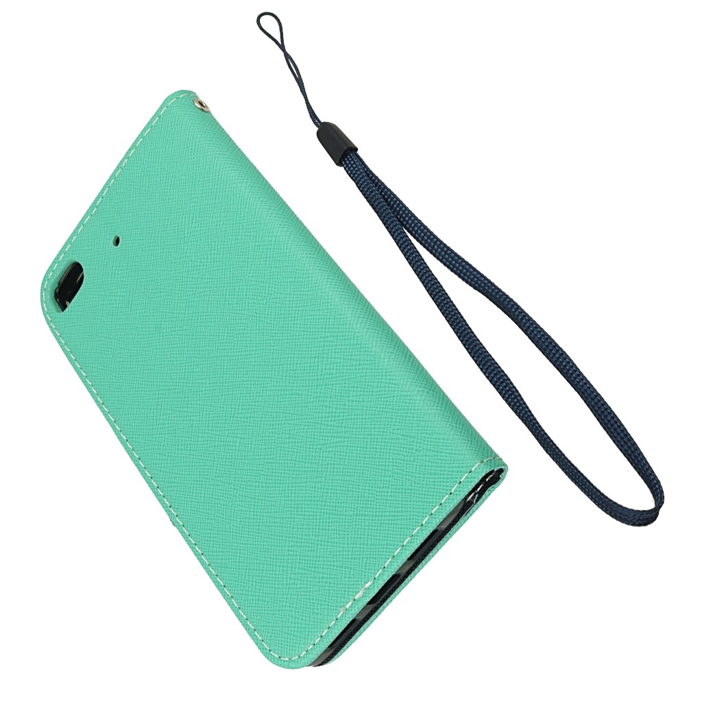 Pokrowiec etui z klapk na magnes Fancy Case mitowo-granatowe Xiaomi Mi 5s / 5