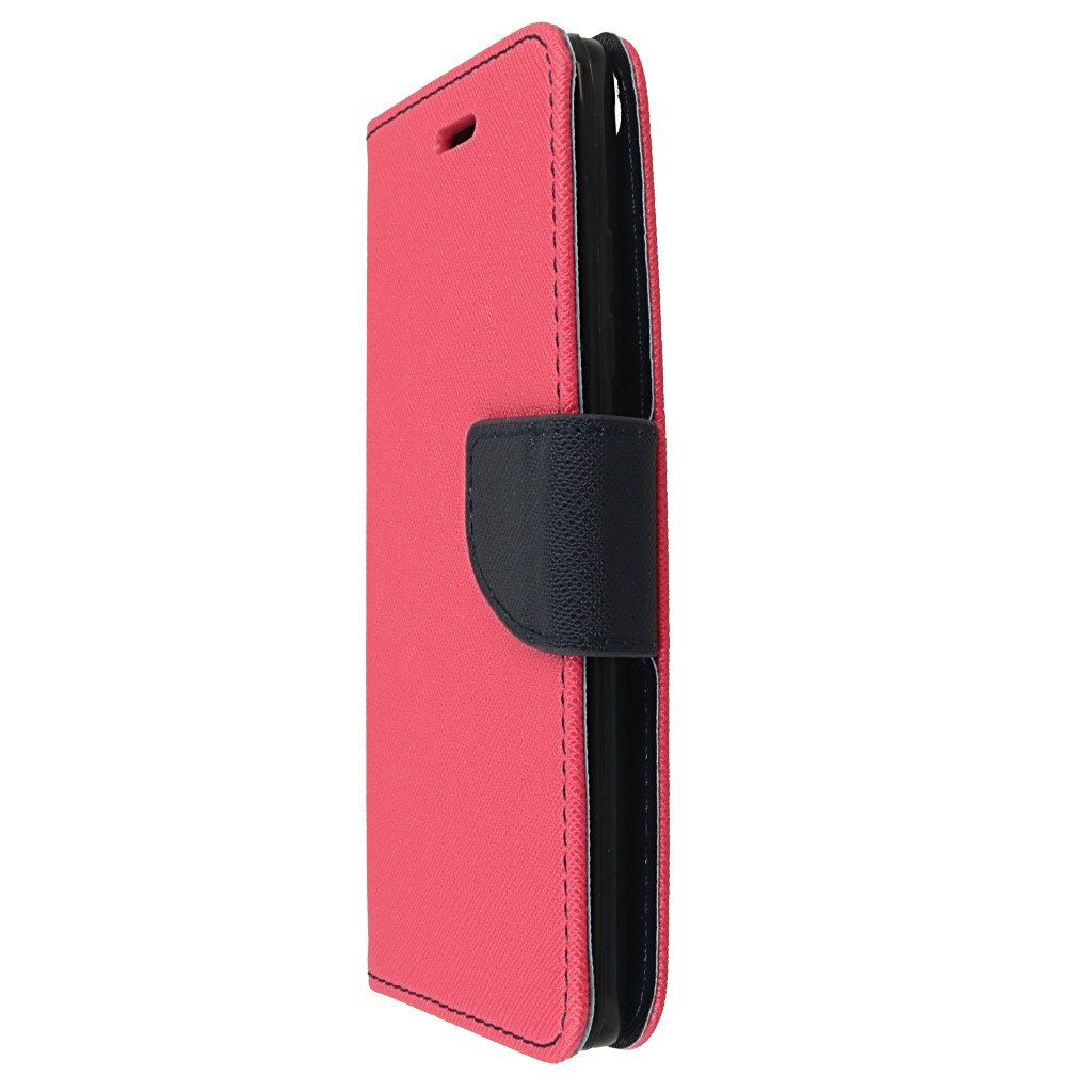 Pokrowiec etui z klapk na magnes Fancy Case rowo-granatowe Xiaomi Mi 5s / 6