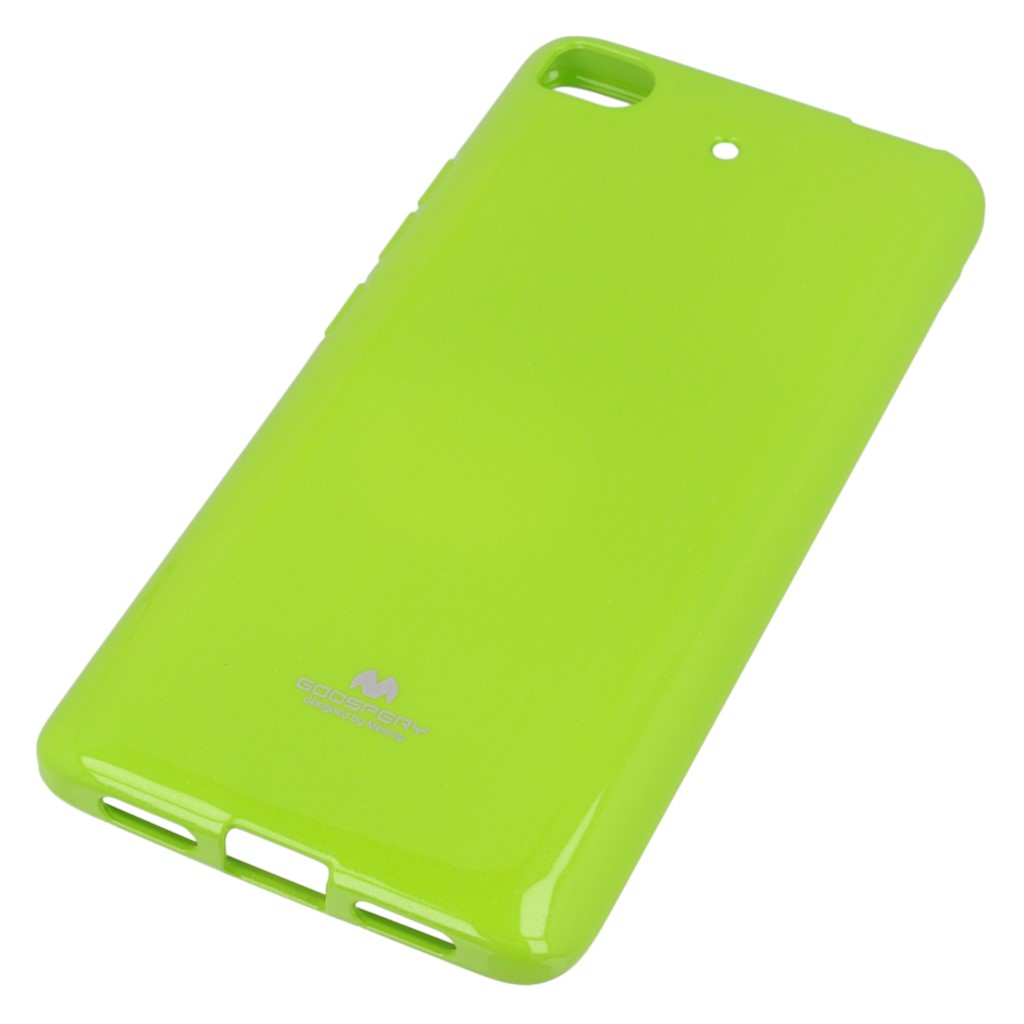 Pokrowiec etui silikonowe Mercury JELLY CASE limonkowy Xiaomi Mi 5s