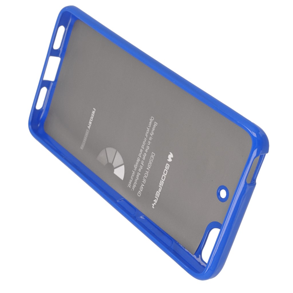 Pokrowiec etui silikonowe Mercury JELLY CASE niebieskie Xiaomi Mi 5s / 4