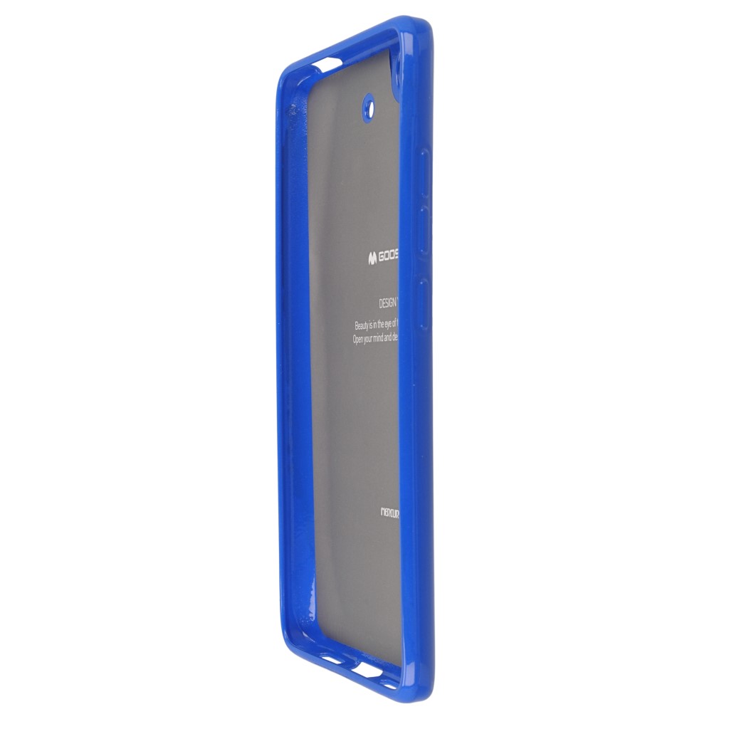 Pokrowiec etui silikonowe Mercury JELLY CASE niebieskie Xiaomi Mi 5s / 7