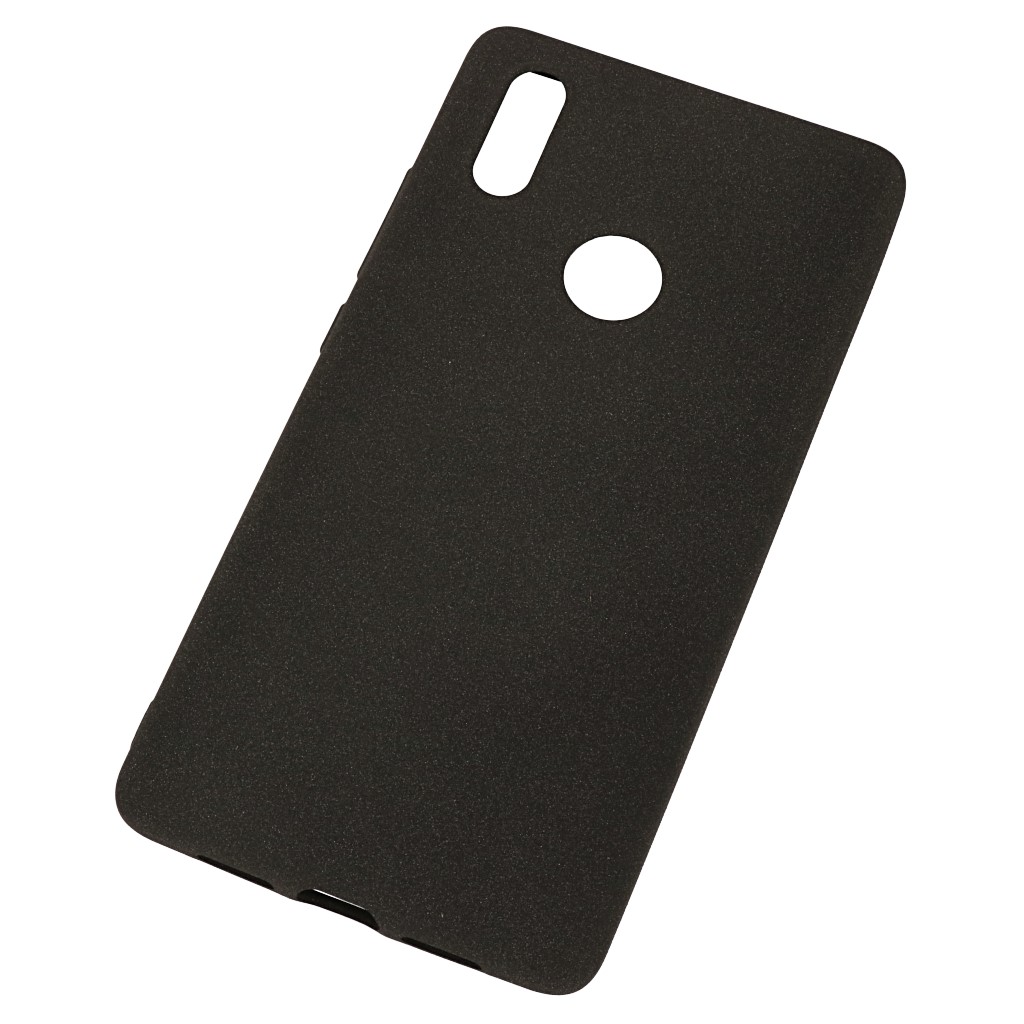 Pokrowiec etui silikonowe Plush Case czarne Xiaomi Mi 7
