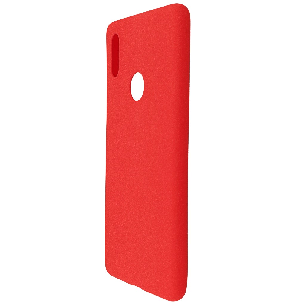 Pokrowiec etui silikonowe Plush Case czerwone Xiaomi Mi 7 / 5