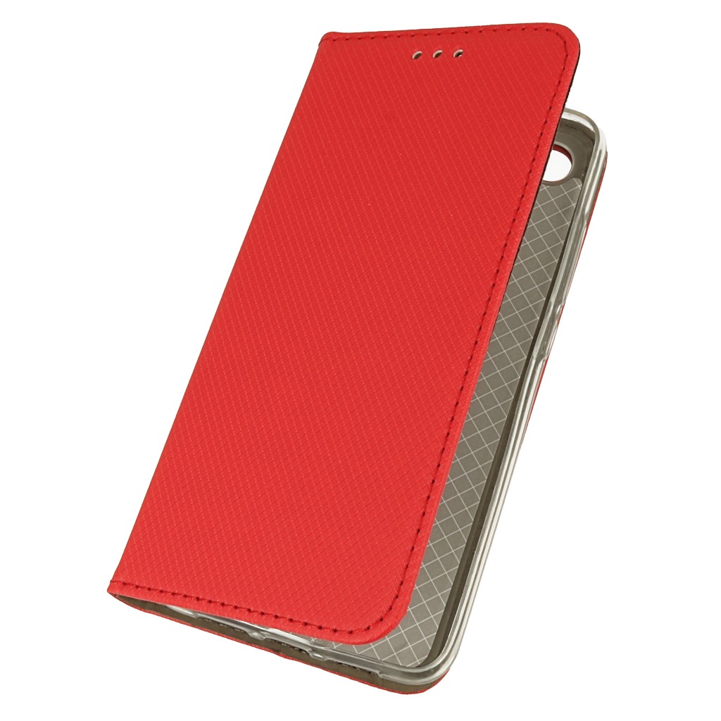 Pokrowiec etui z klapk Magnet Book czerwone Xiaomi Mi 8 Lite