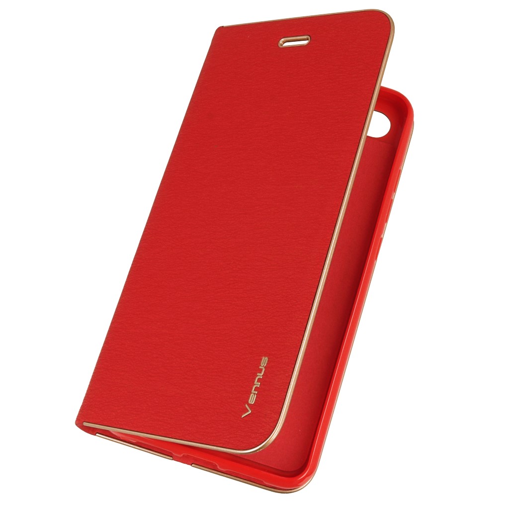 Pokrowiec etui Portfelowe z ramk Vennus Book czerwone Xiaomi Mi 8 Lite