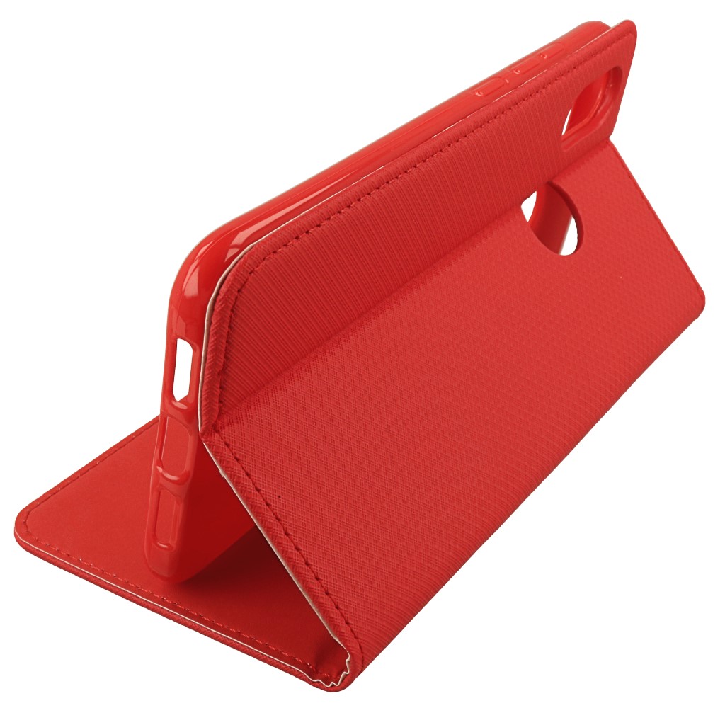 Pokrowiec etui z klapk Magnet Book czerwone Xiaomi Mi 8 / 2