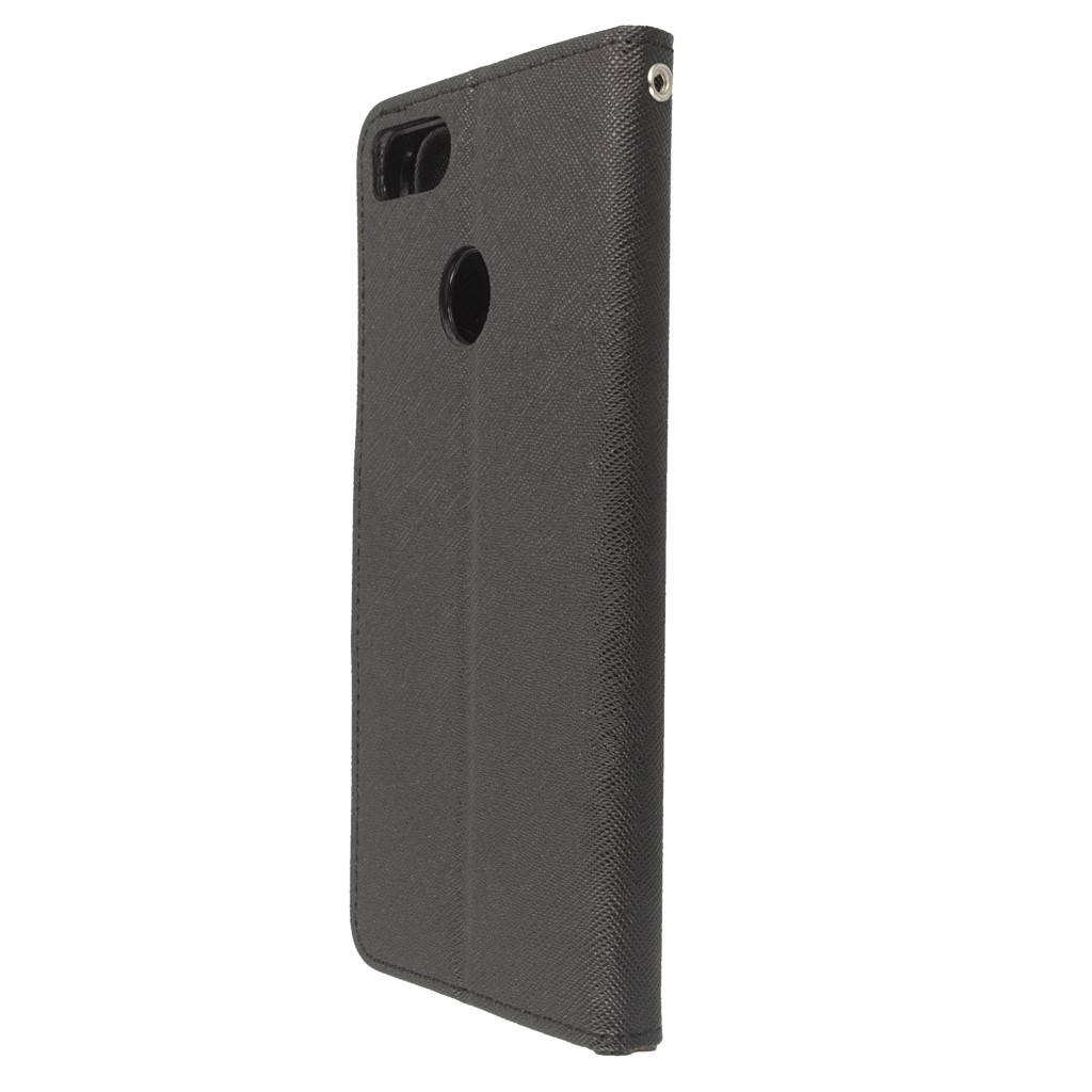 Pokrowiec etui z klapk na magnes Fancy Case czarne Xiaomi Mi A1 / 4