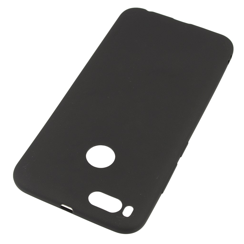 Pokrowiec etui silikonowe Jelly Case Mat czarne Xiaomi Mi A1 / 2