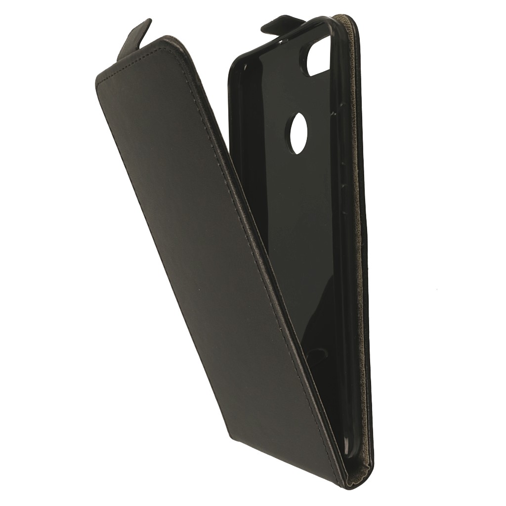 Pokrowiec z klapk na magnes Prestige Slim Flexi czarne Xiaomi Mi A1 / 5