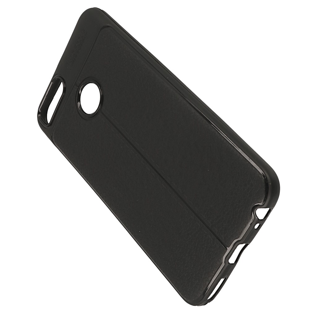 Pokrowiec etui imitacja skry Lux Case Skin czarne Xiaomi Mi A1 / 4