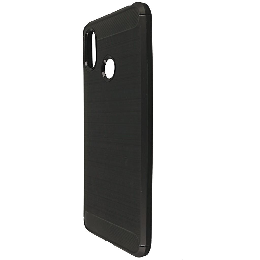 Pokrowiec etui pancerne Karbon Case czarne Xiaomi Mi Max 3 / 9