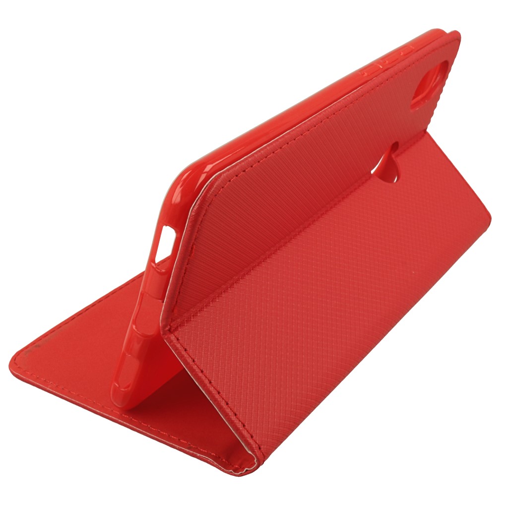 Pokrowiec etui z klapk Magnet Book czerwone Xiaomi Mi Max 3 / 2