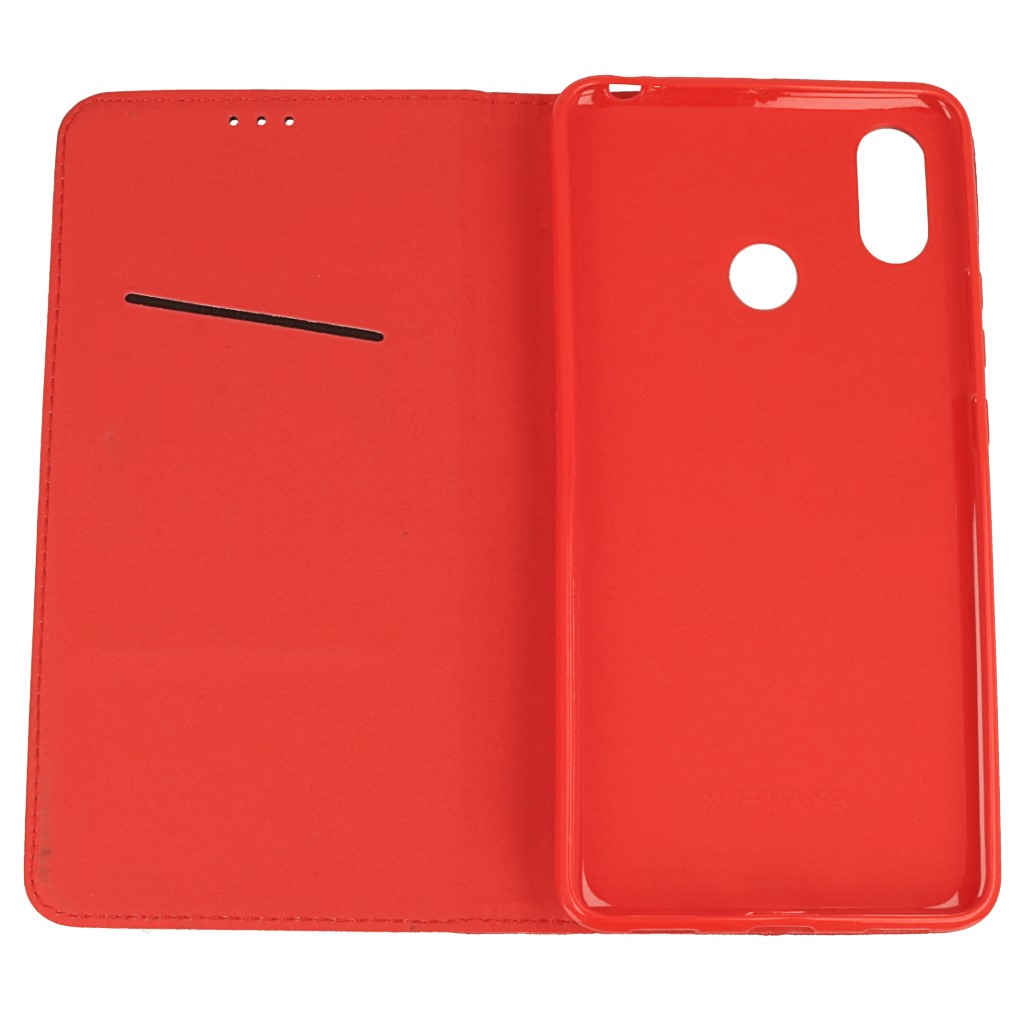 Pokrowiec etui z klapk Magnet Book czerwone Xiaomi Mi Max 3 / 3
