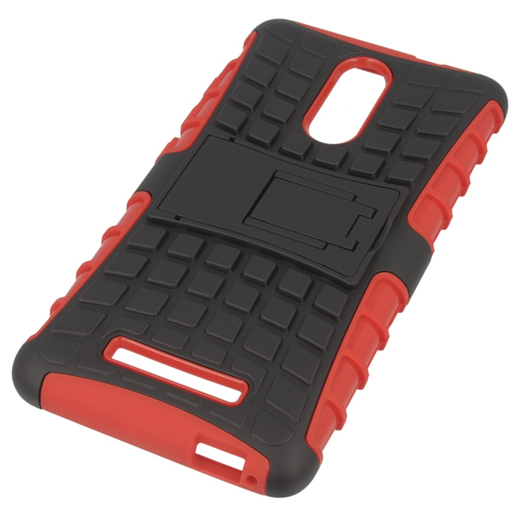 Pokrowiec etui pancerne Hybrid Case czerwony Xiaomi Redmi Note 3 Pro