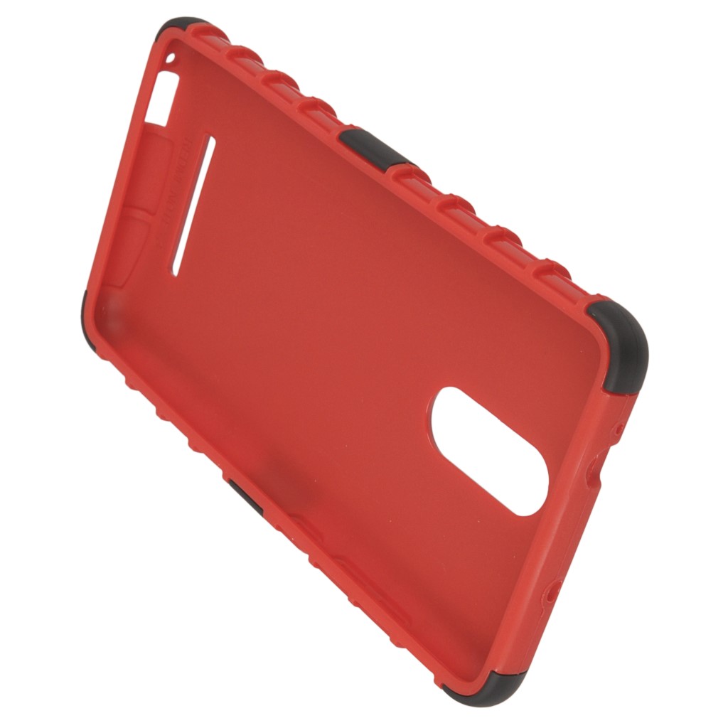 Pokrowiec etui pancerne Hybrid Case czerwony Xiaomi Redmi Note 3 Pro / 4