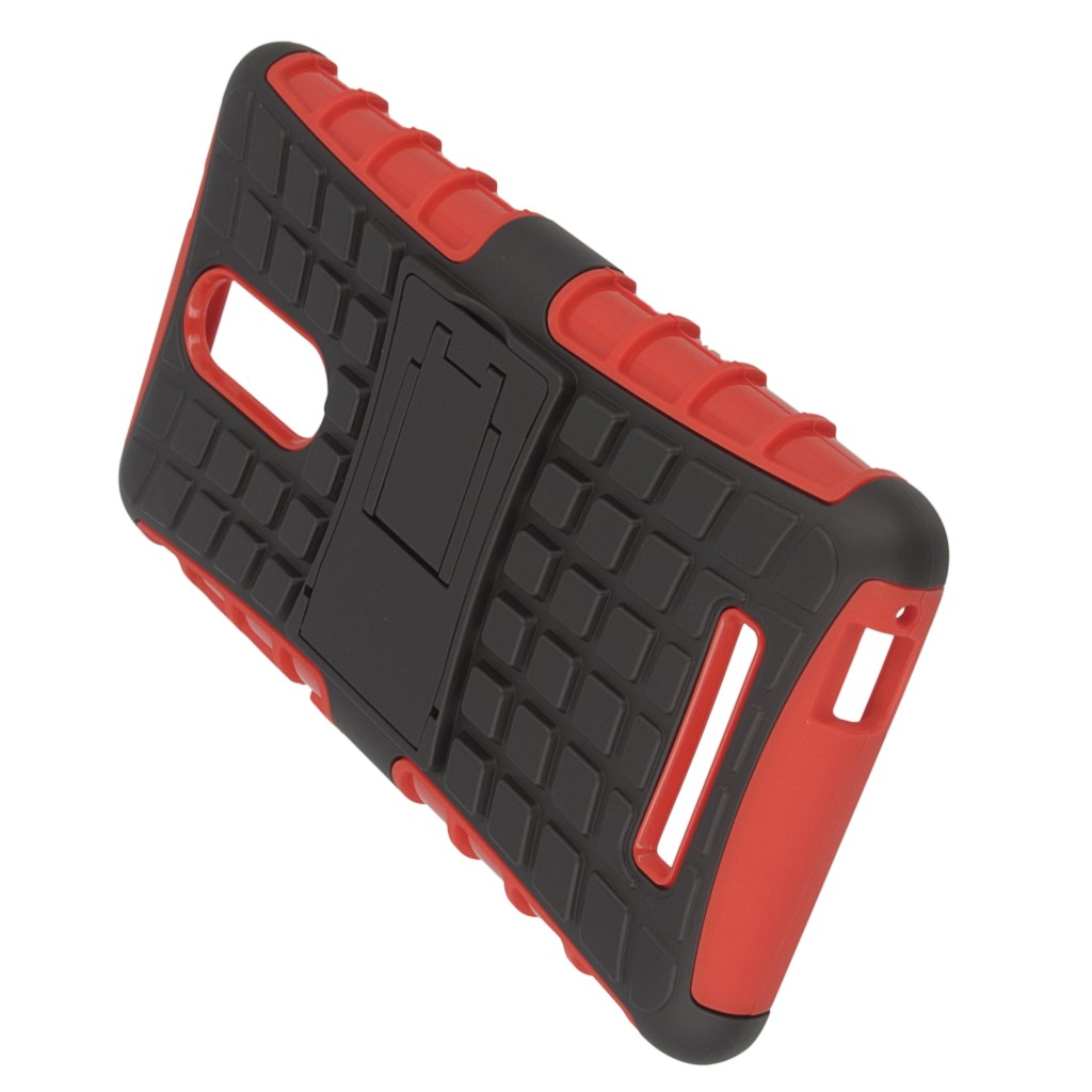 Pokrowiec etui pancerne Hybrid Case czerwony Xiaomi Redmi Note 3 Pro / 5