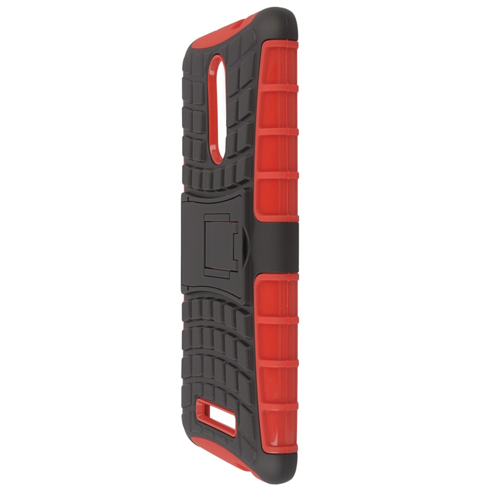 Pokrowiec etui pancerne Hybrid Case czerwony Xiaomi Redmi Note 3 Pro / 6