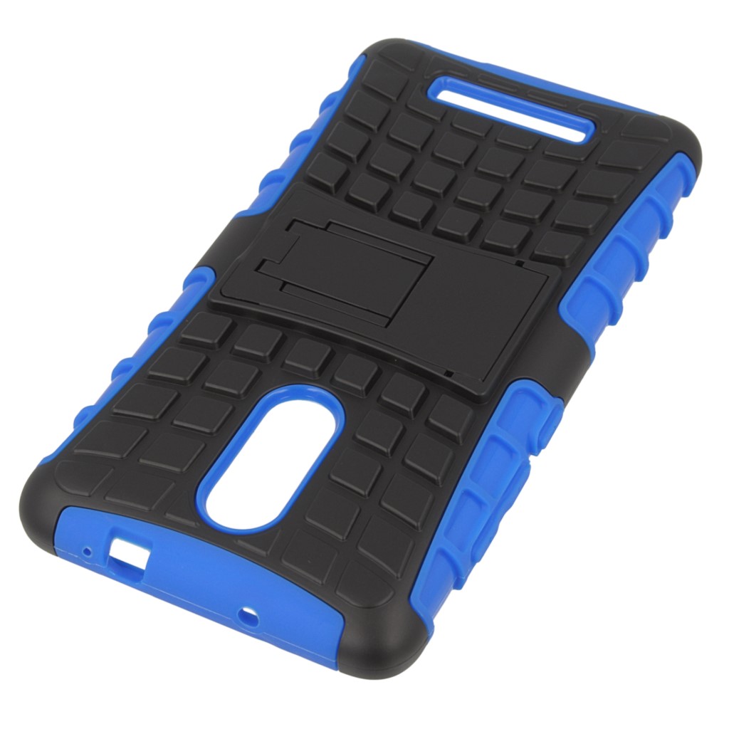 Pokrowiec etui pancerne Hybrid Case niebieski Xiaomi Redmi Note 3 Pro / 2