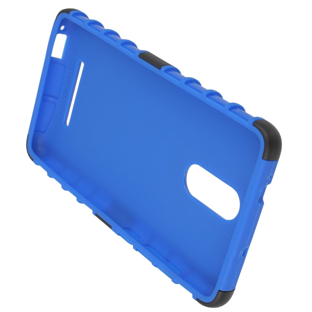 Pokrowiec etui pancerne Hybrid Case niebieski Xiaomi Redmi Note 3 Pro / 4